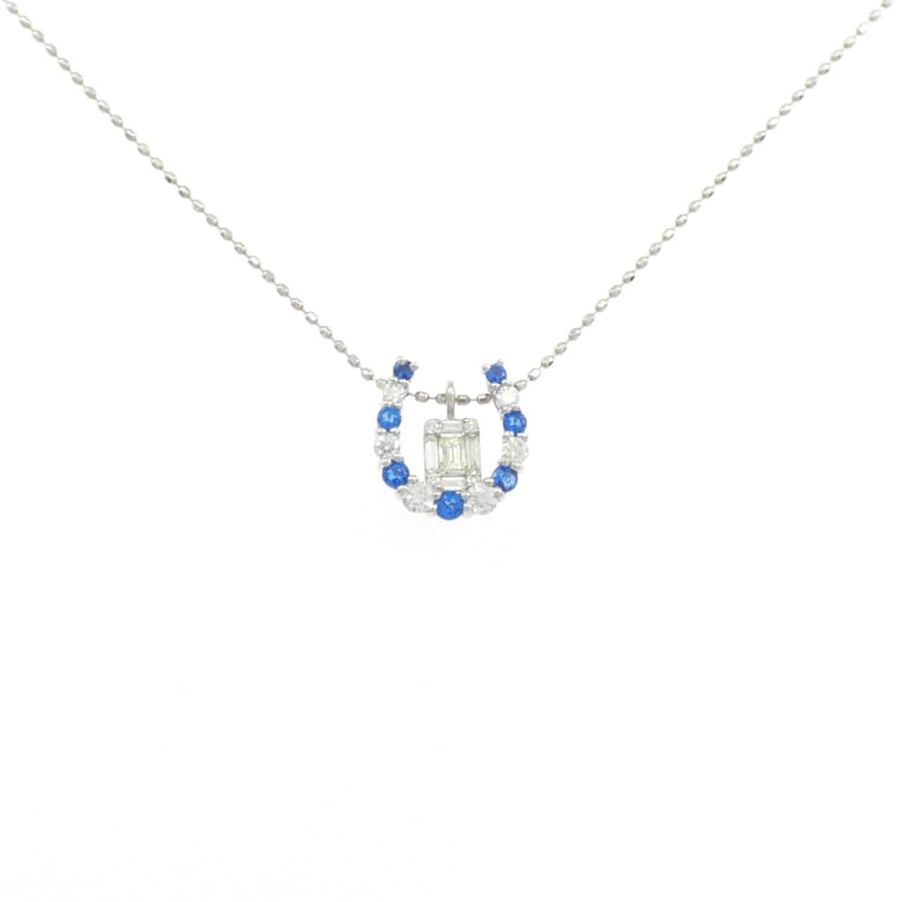 PT950/PT850 アウイナイト ネックレス 0.10CT