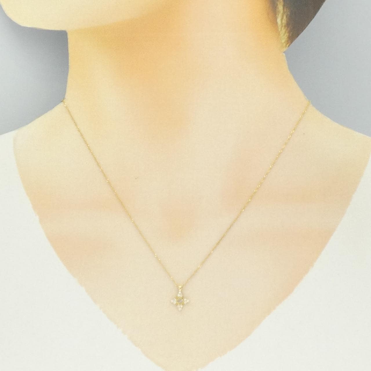 ベルシオラ ダイヤモンド ネックレス 0.09CT