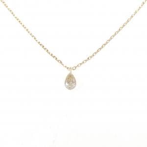 アガット ダイヤモンド ネックレス 0.1CT