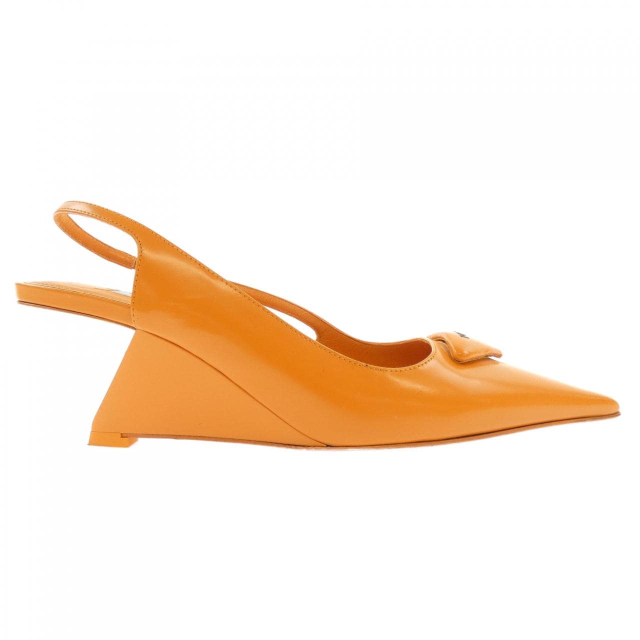 プラダ PRADA スリングバック　トライアングルロゴ 1I901M パンプス