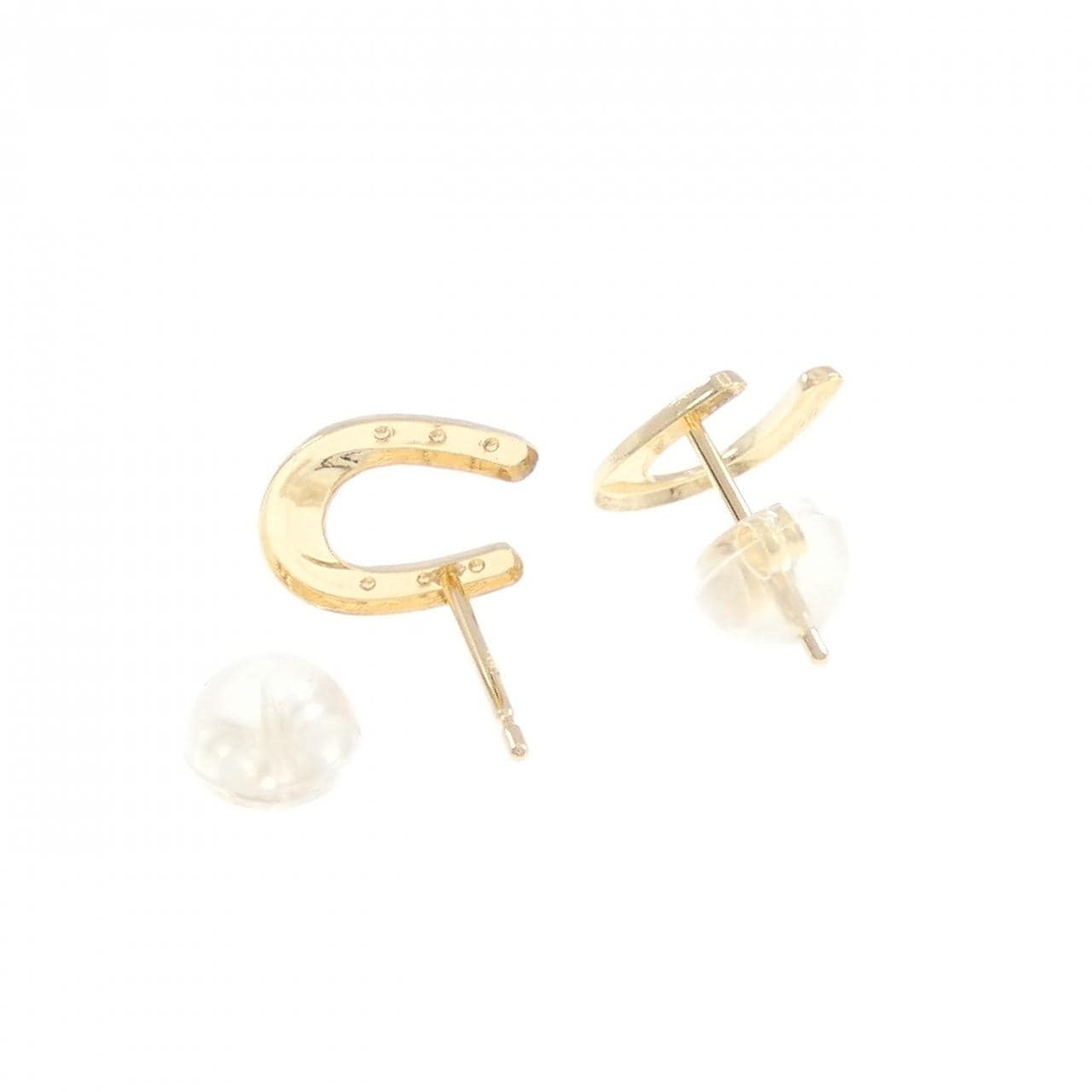 K18YG ホースシュー ピアス