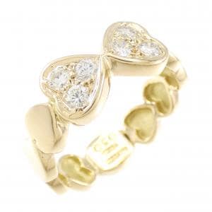750YG ハート ダイヤモンド リング 0.30CT