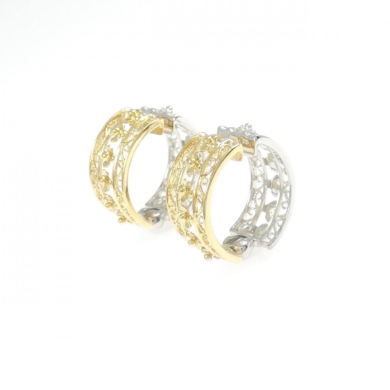 K18YG/K14WG イヤリング