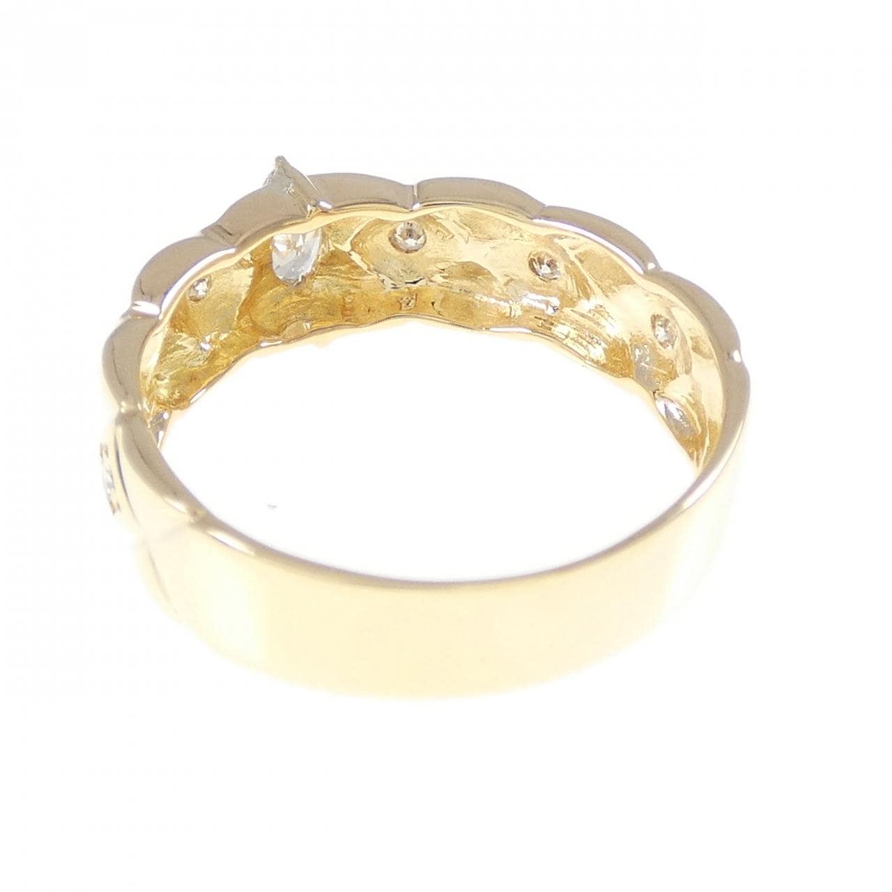 K18YG ダイヤモンド リング 0.14CT