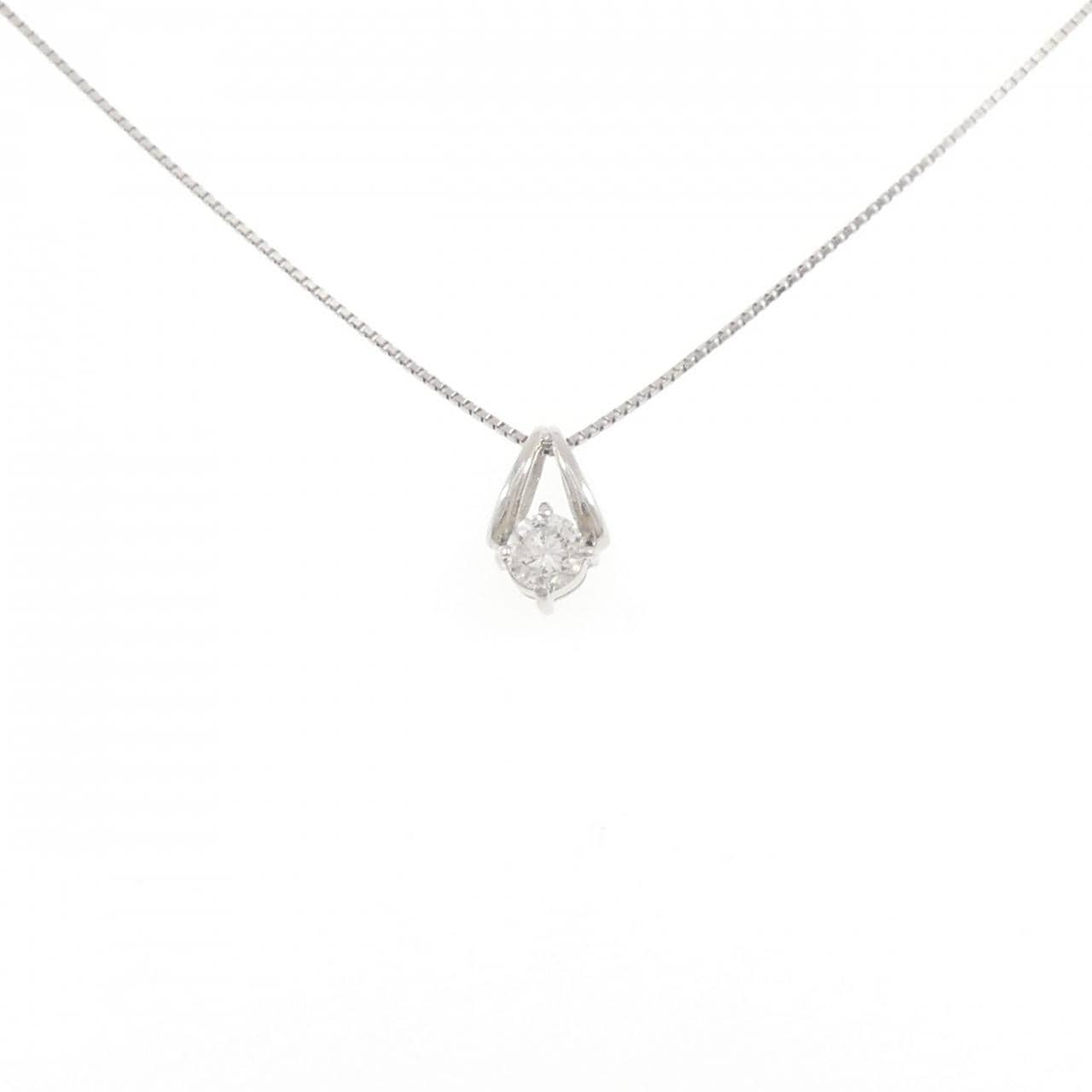 PT900/PT850 ダイヤモンド ネックレス 0.39CT