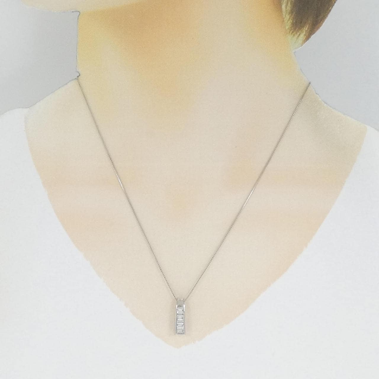 PT ダイヤモンド ネックレス 0.48CT