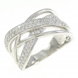 【新品】PT ダイヤモンド リング 0.45CT