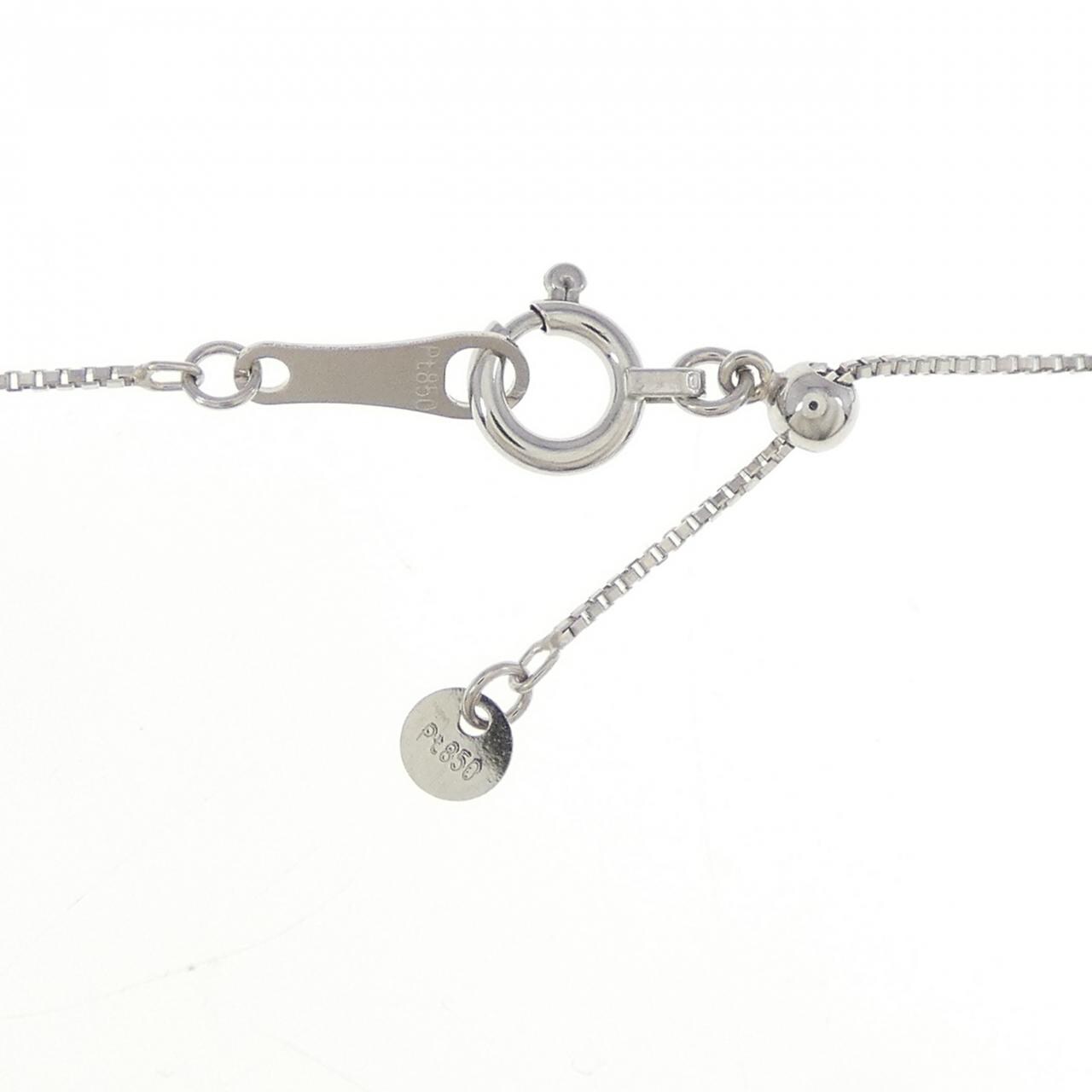 【新品】PT900/PT850 ダイヤモンド ネックレス 1.00CT