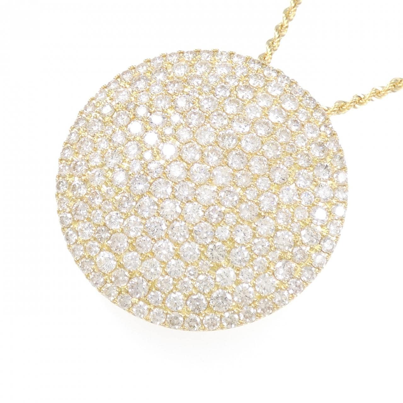 【新品】K18YG ダイヤモンド ネックレス 10.00CT