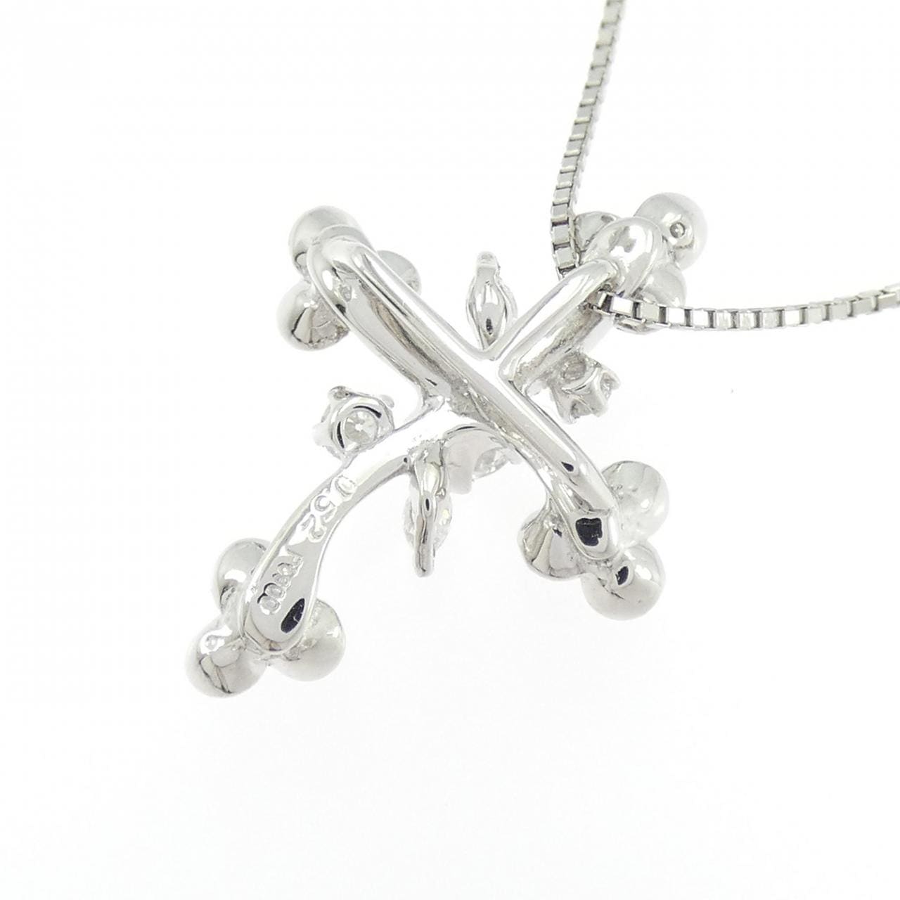 PT900/PT850 ダイヤモンド ネックレス 0.52CT