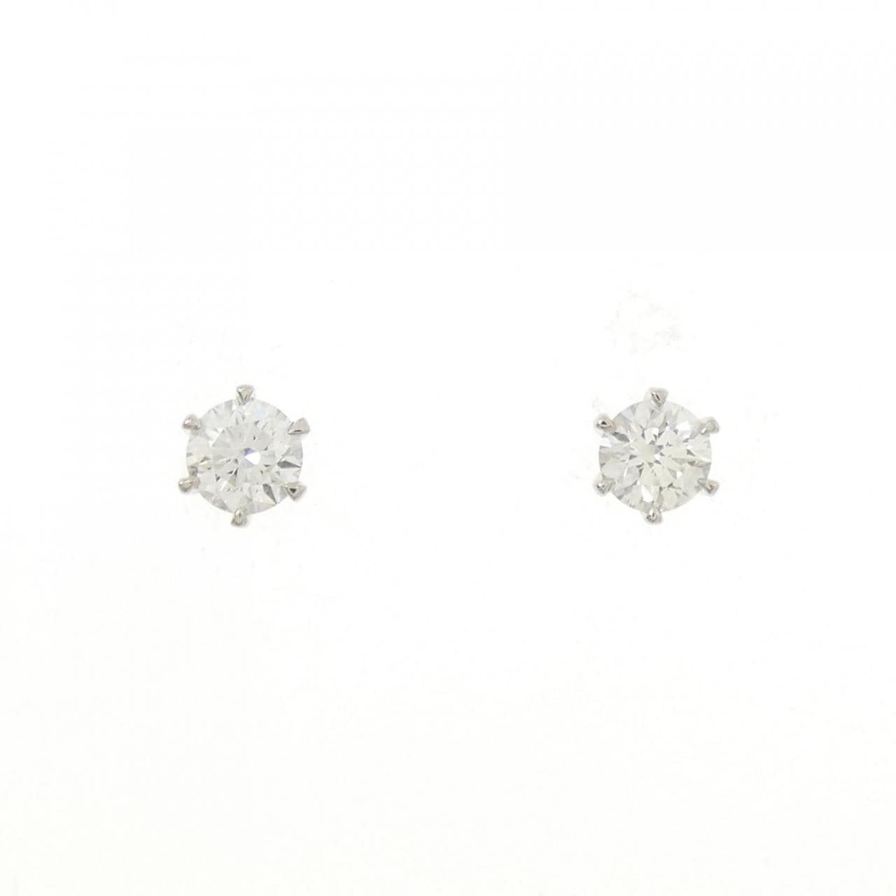 【再加工款】PT900/ST鑽石耳環 0.226克拉 0.241克拉 G色 SI1淨度 3EXT-EXT