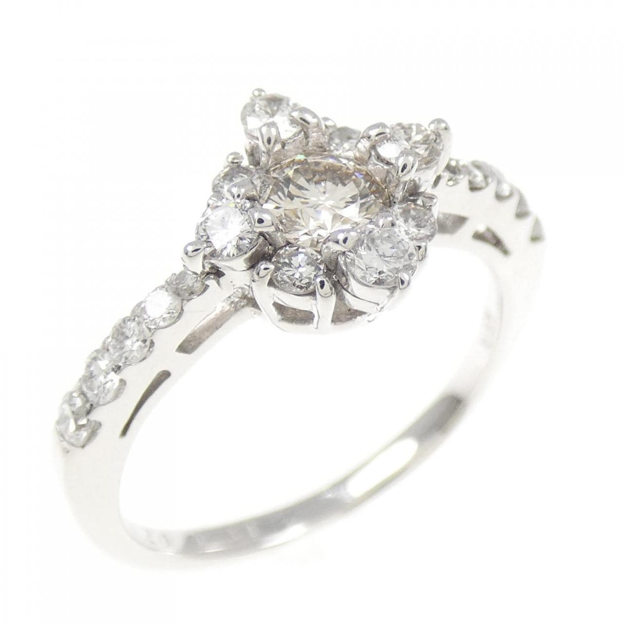 K18WG ダイヤモンド リング 0.20CT