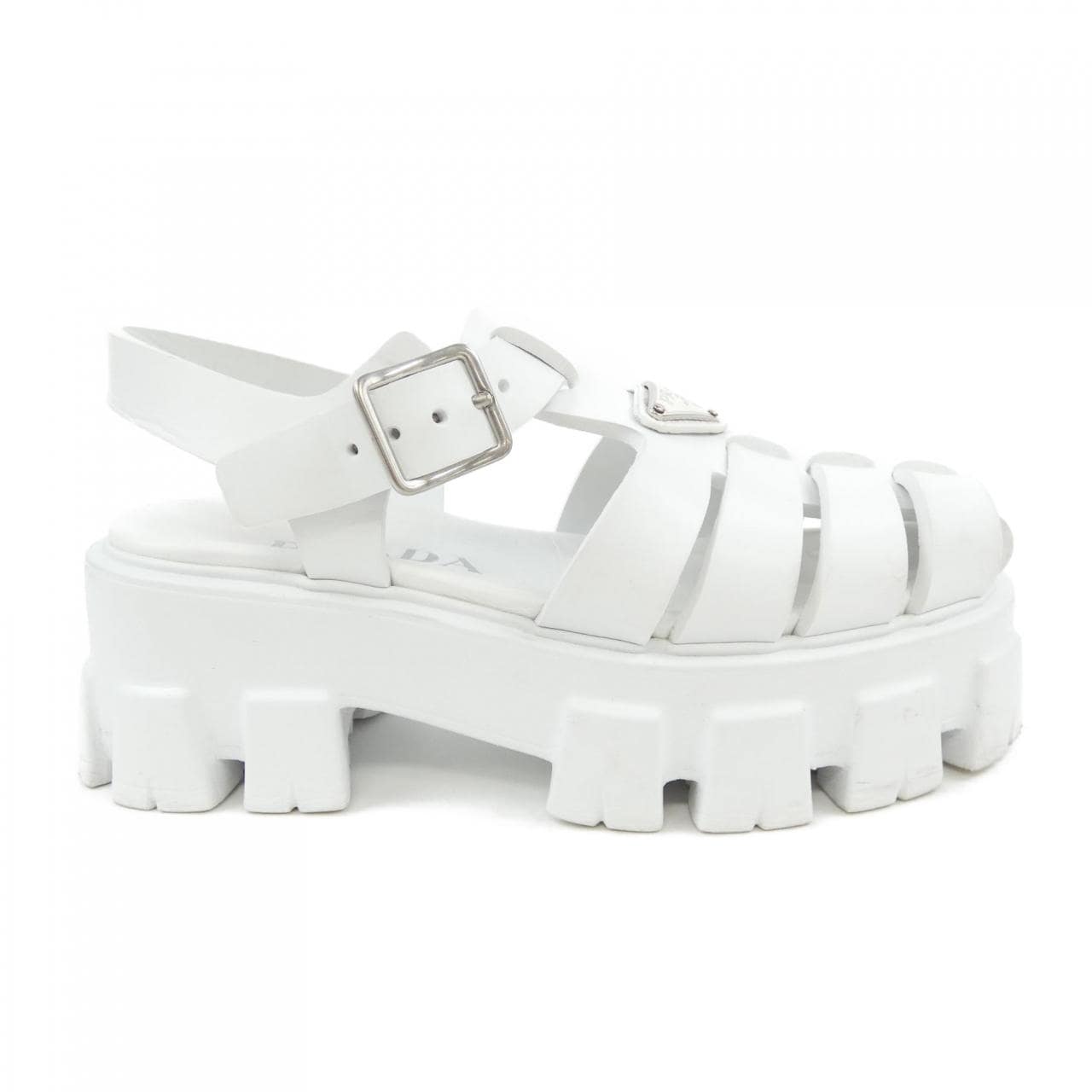 プラダ PRADA トライアングルロゴ モノリス 1X853M フォームラバー サンダル