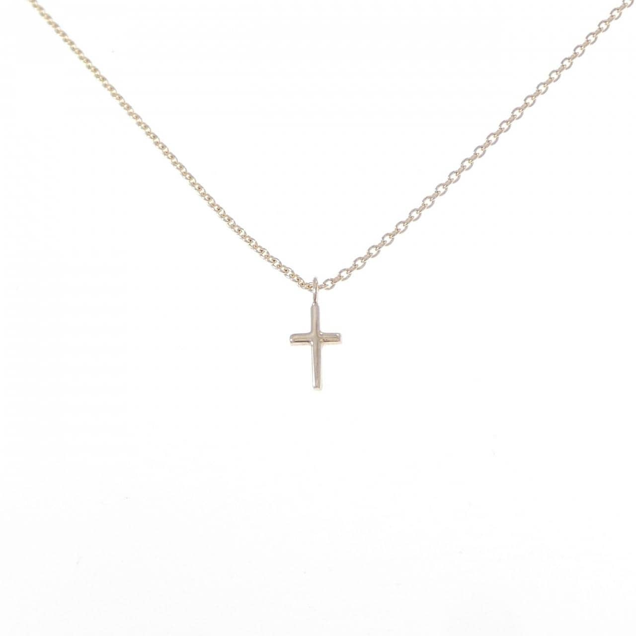 K10YG クロス ネックレス