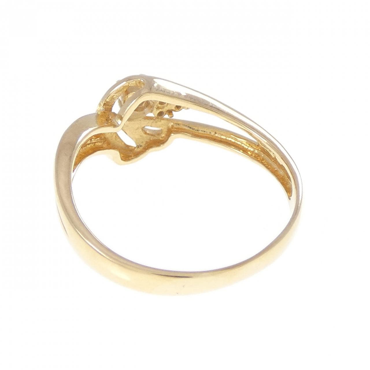 K18YG ダイヤモンド リング 0.07CT
