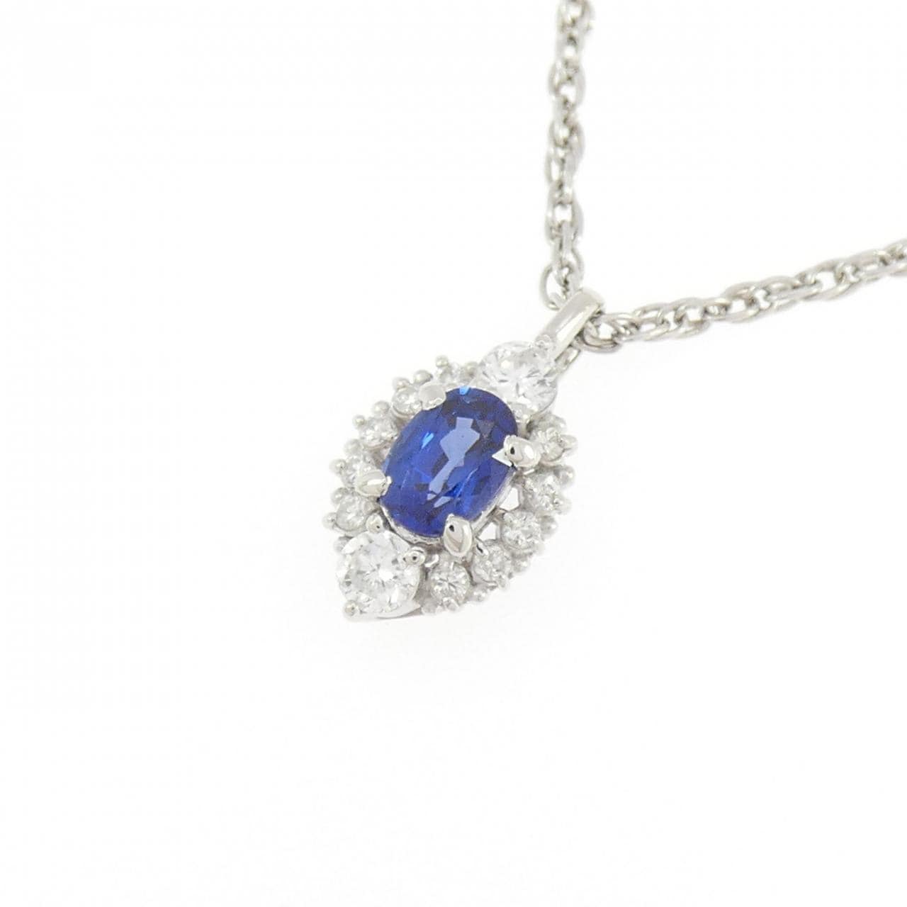 PT900/PT850 サファイヤ ネックレス 0.54CT