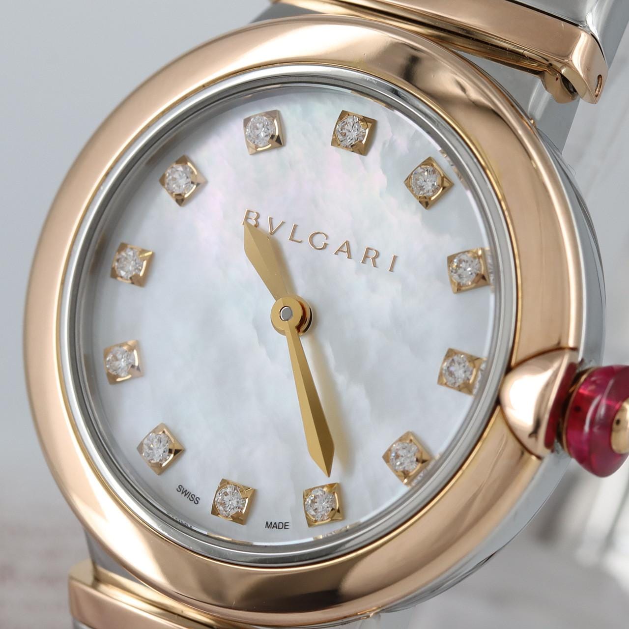 BVLGARI Chair PG Combination 12P LUP28SG/LU28WSPGSPG/12 SSxPG Quartz