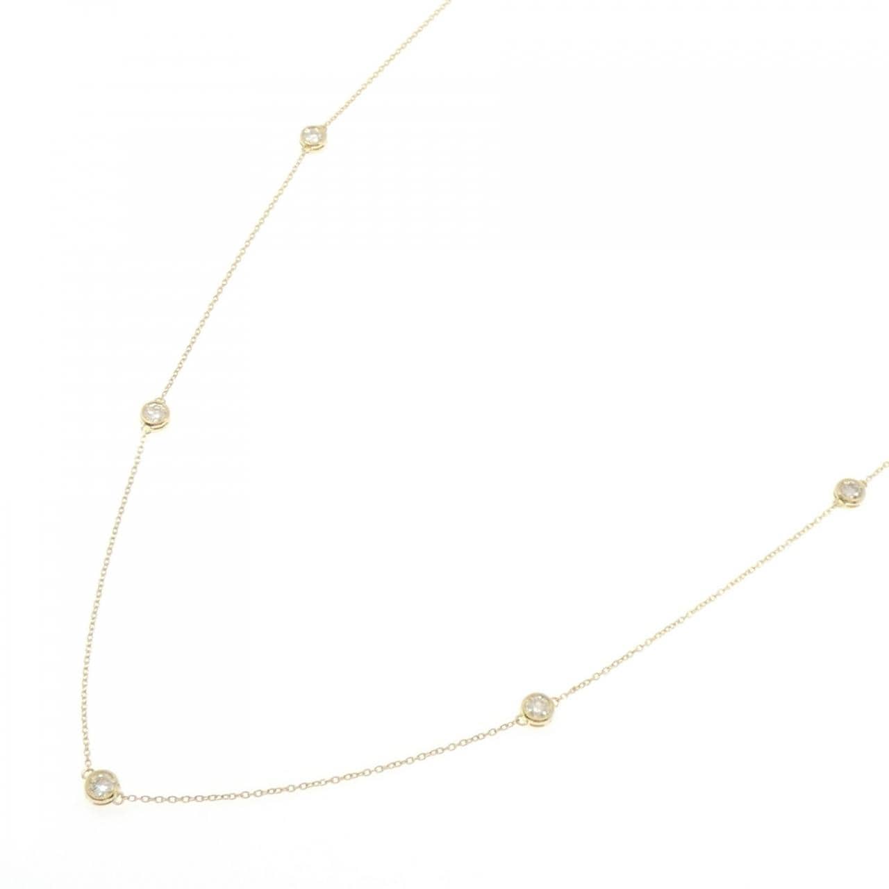 K18YG ダイヤモンド ネックレス 1.52CT