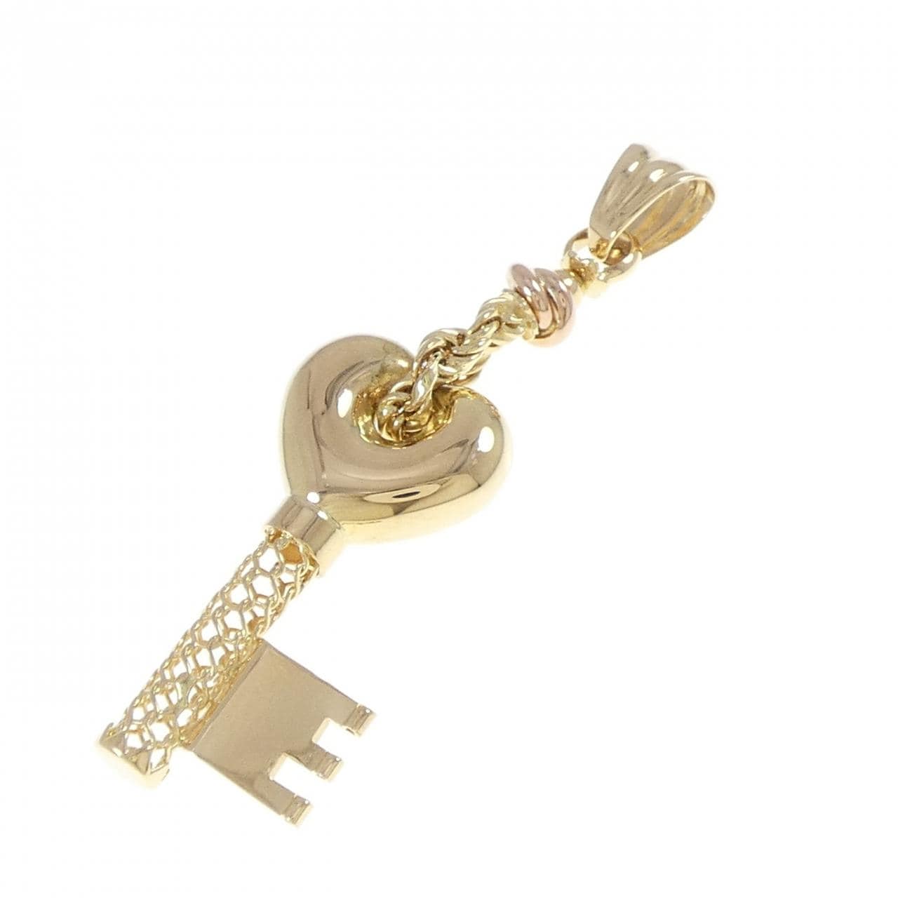 750YG/750PG Key Pendant
