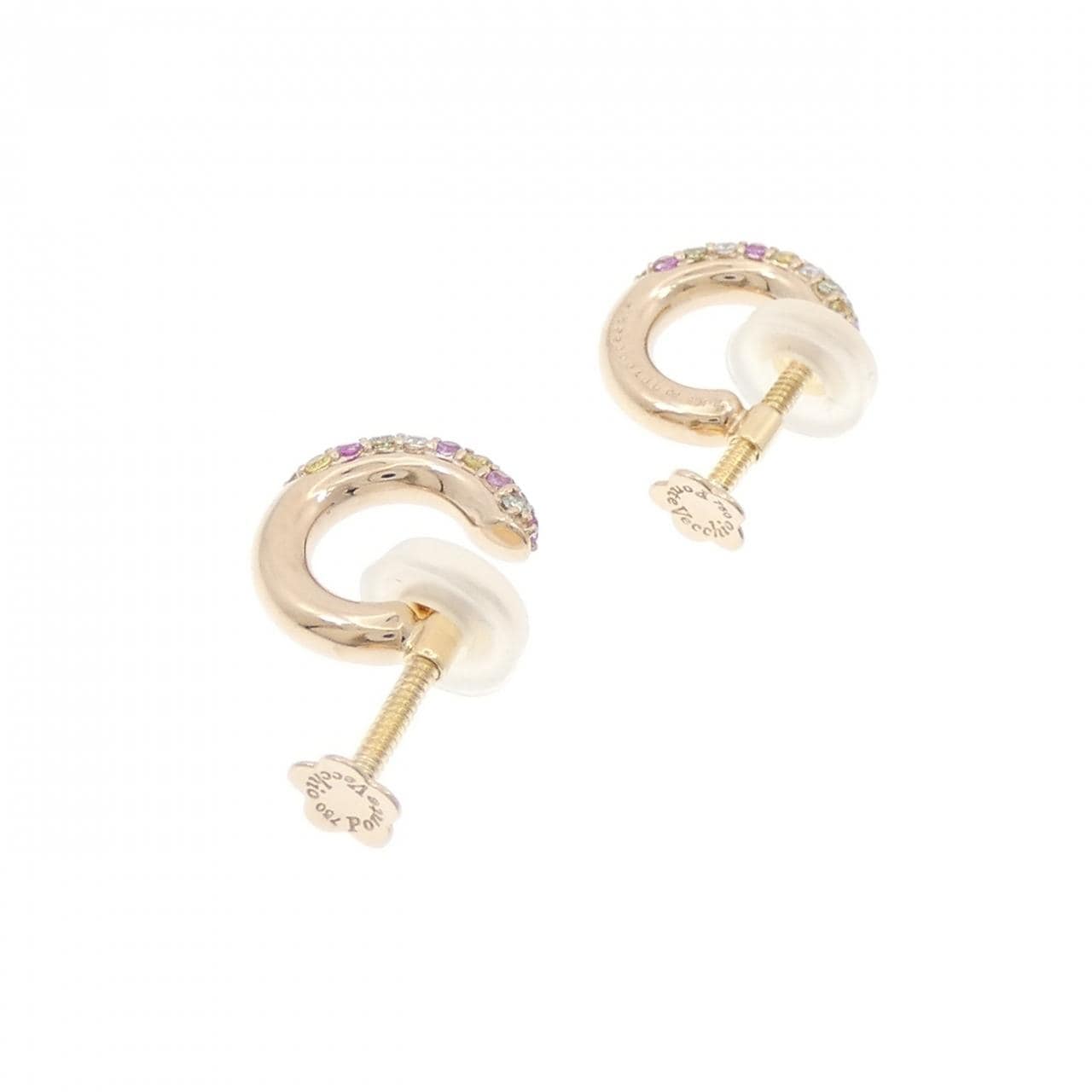 ポンテヴェキオ サファイヤ イヤリング 0.38CT