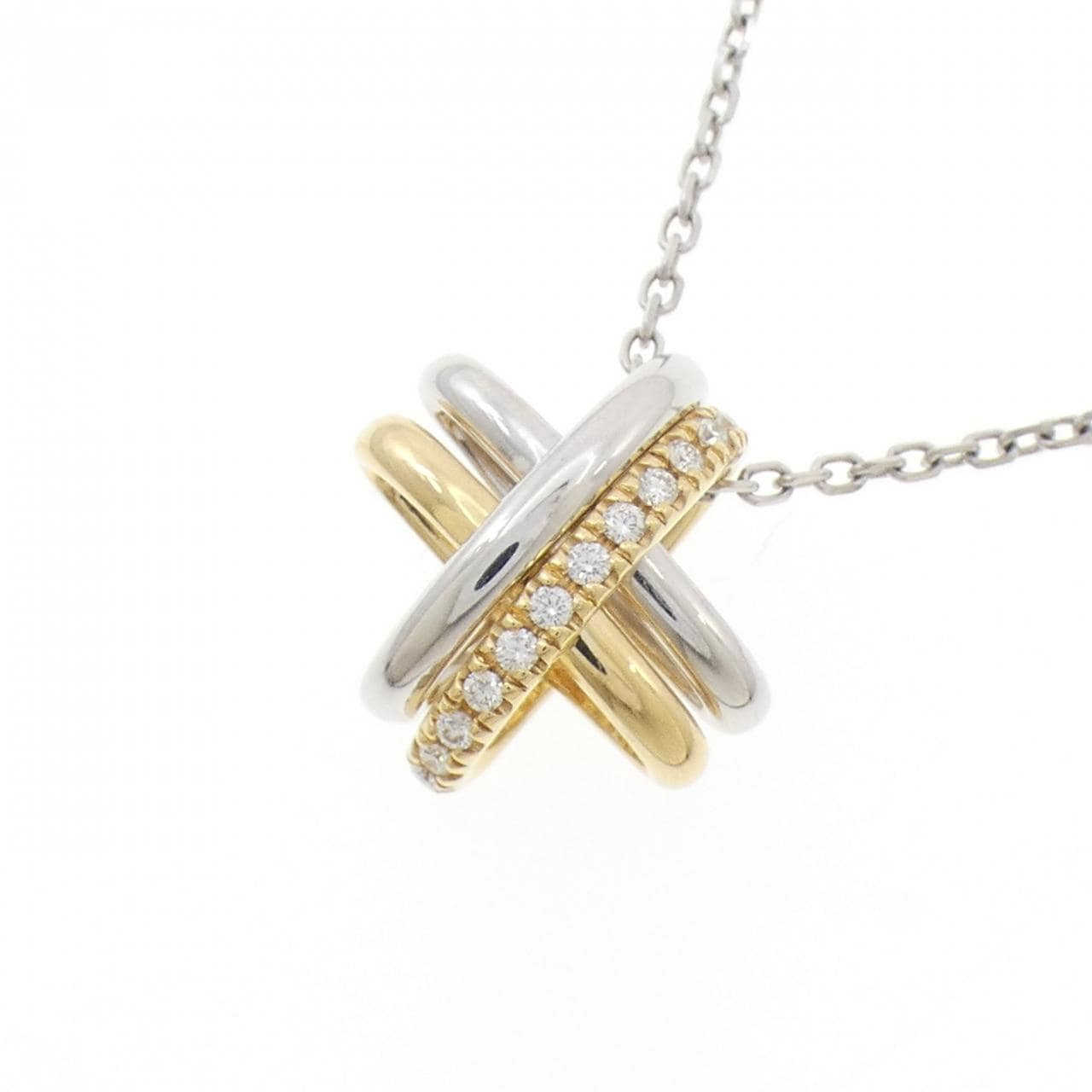 ミキモト ダイヤモンド ネックレス 0.11CT