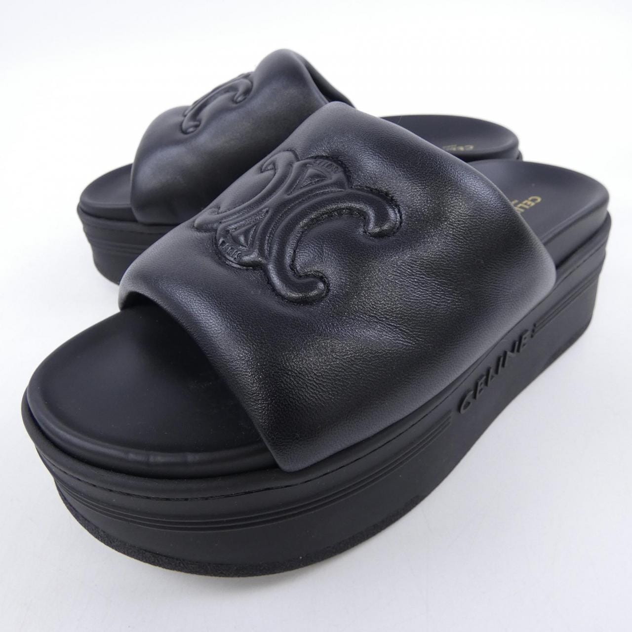 セリーヌ CELINE ブロックスライド トリオンフ 360435129C サンダル