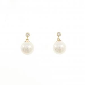 K18YG アコヤパール ピアス 6.3mm