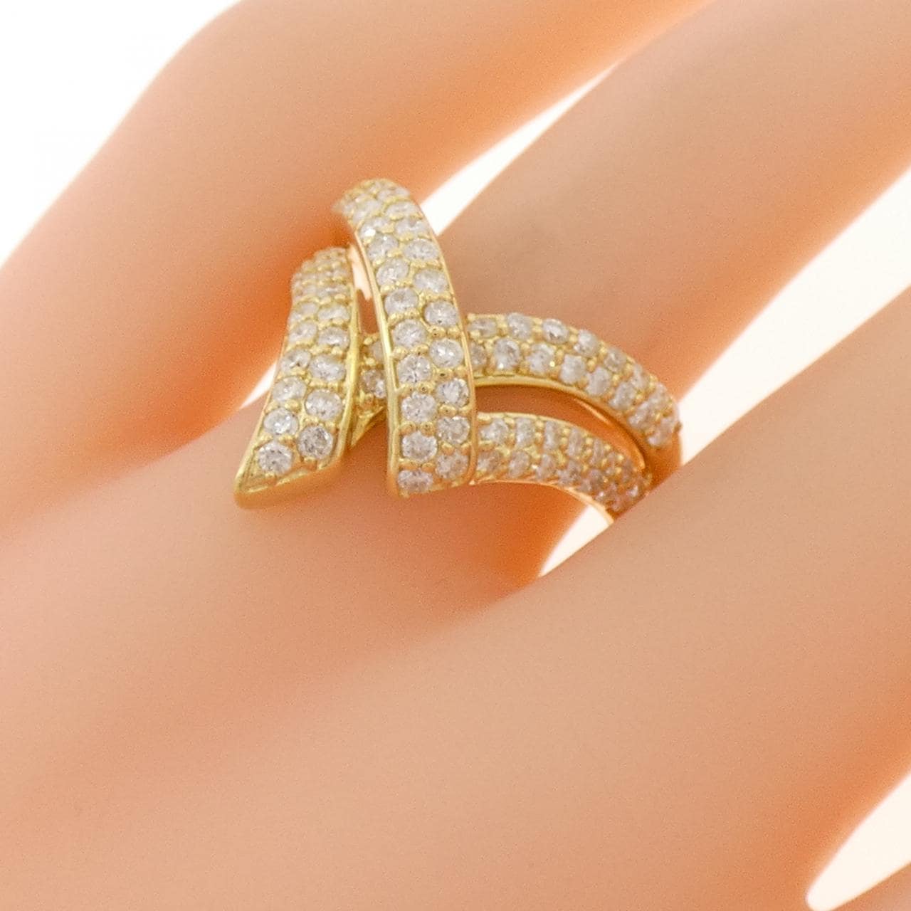 K18YG ダイヤモンド リング 1.00CT
