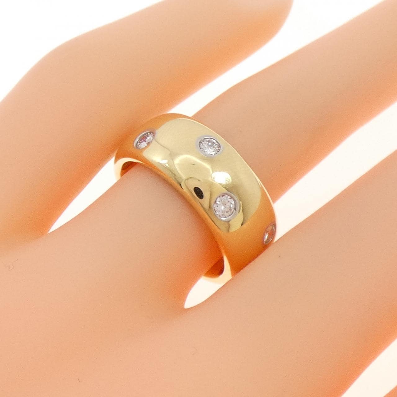 ティファニー ドッツワイド リング