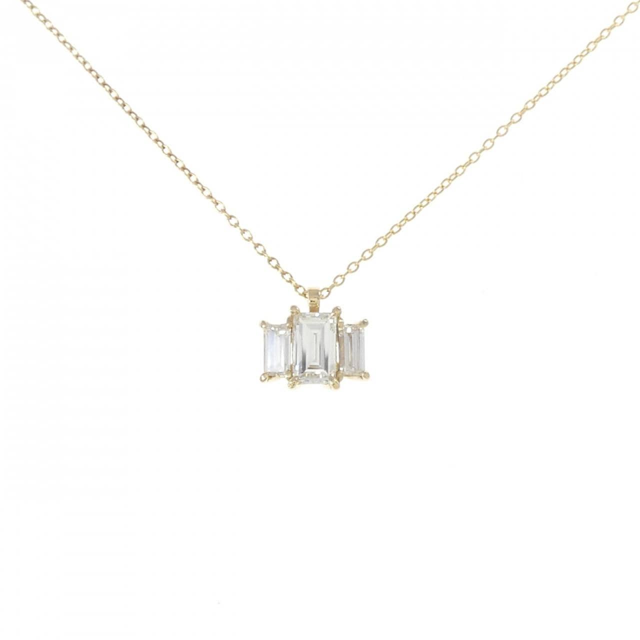 K18YG ダイヤモンド ネックレス 0.73CT