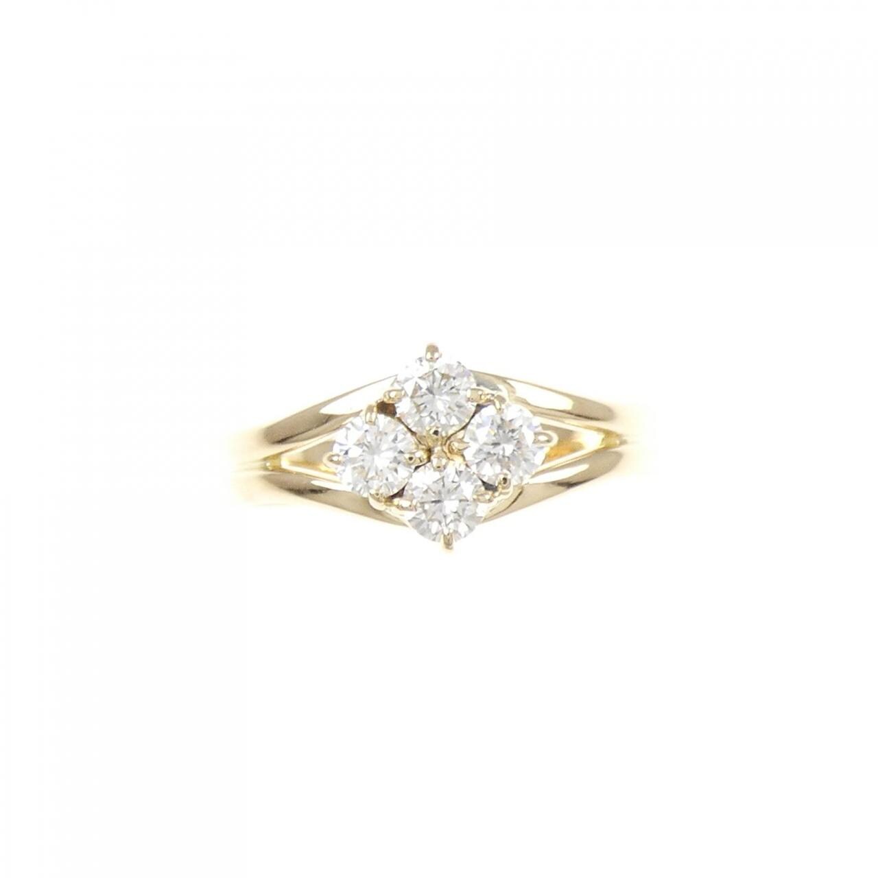 K18YG ダイヤモンド リング 0.40CT