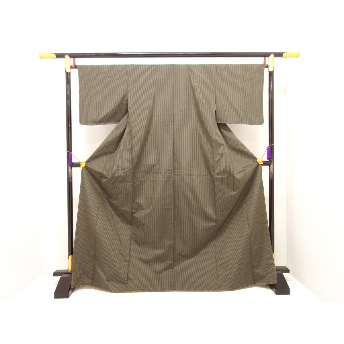 條紋大島Ooshima Tsumugi絲綢，寬度 L