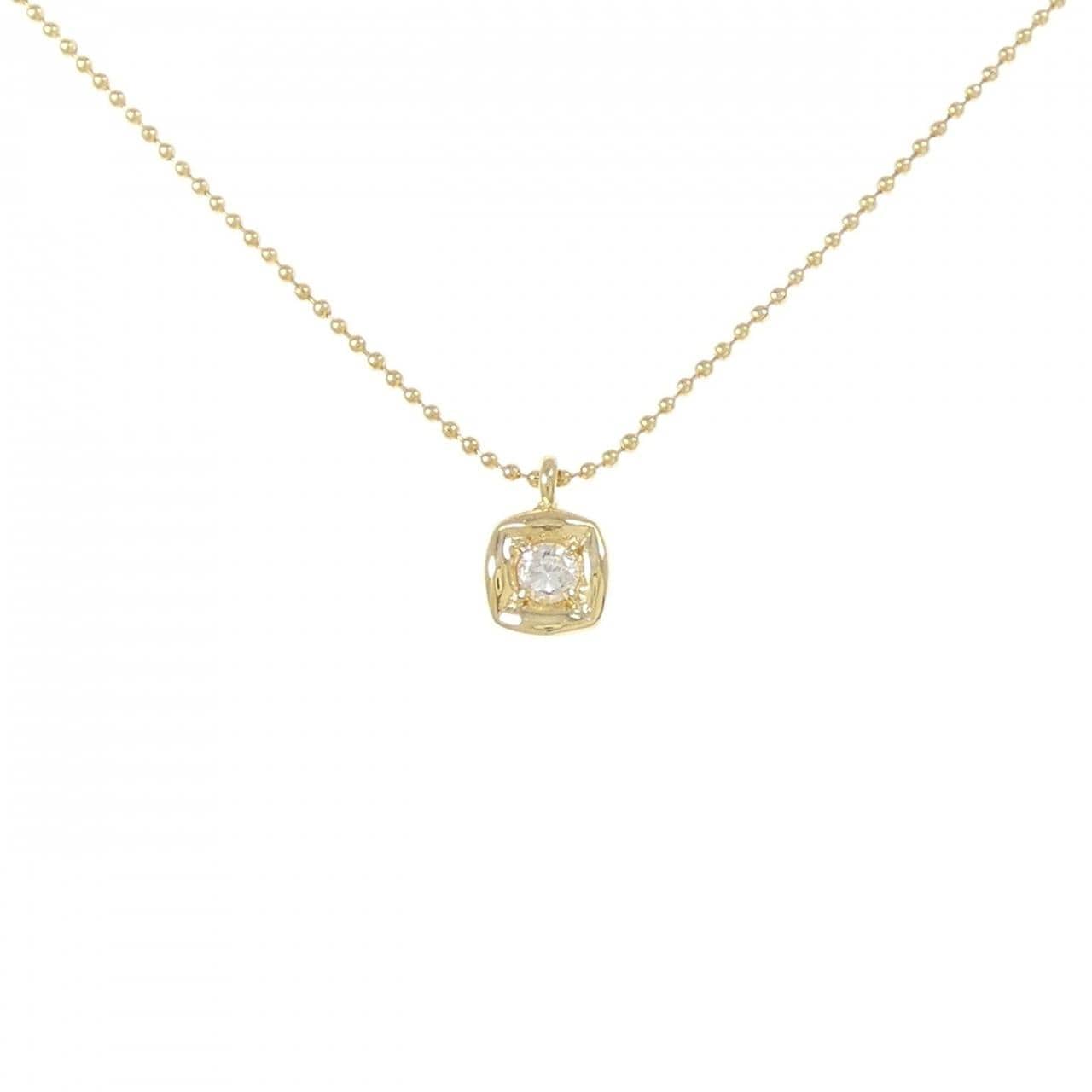 K18YG ダイヤモンド ネックレス 0.11CT
