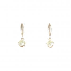 K18PG ダイヤモンド ピアス 0.387CT