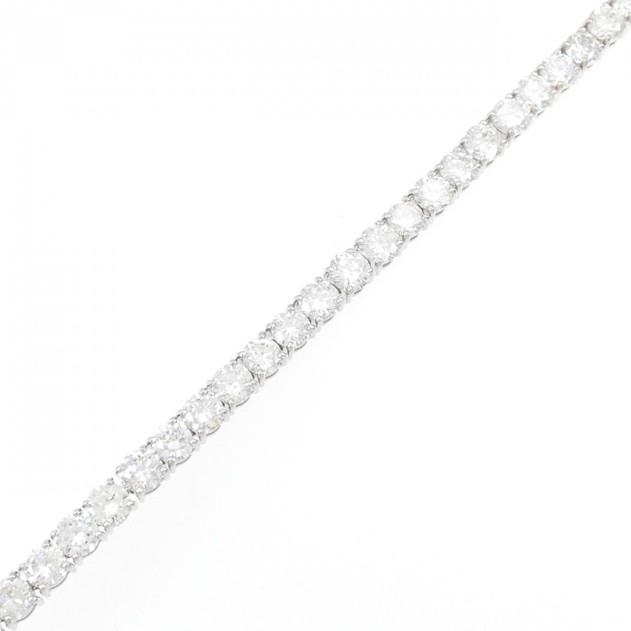 【新品】PT ダイヤモンド ブレスレット 14.501CT E-H SI1 EXT-GOOD