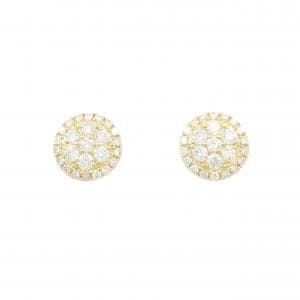 【リメイク】K18YG ダイヤモンド ピアス 0.60CT