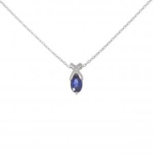 PT900/PM サファイヤ ネックレス 0.58CT