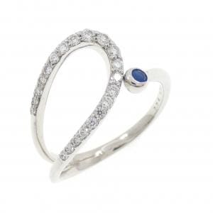 PT900 アウイナイト リング 0.04CT