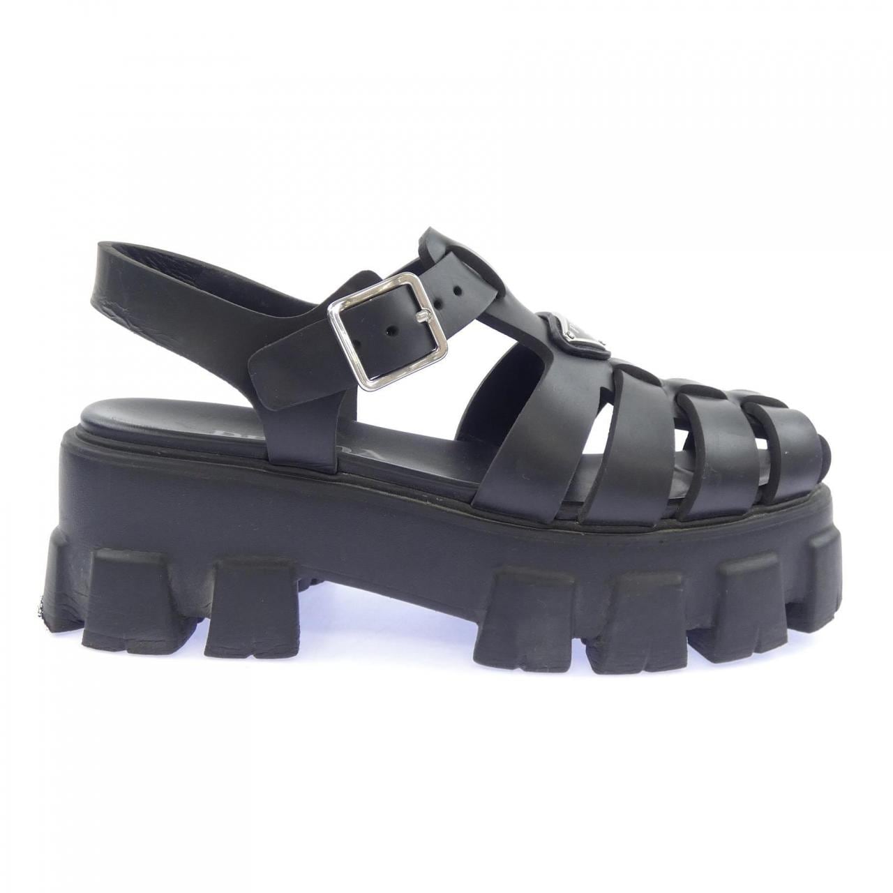 プラダ PRADA トライアングルロゴ モノリス 1X853M フォームラバー サンダル