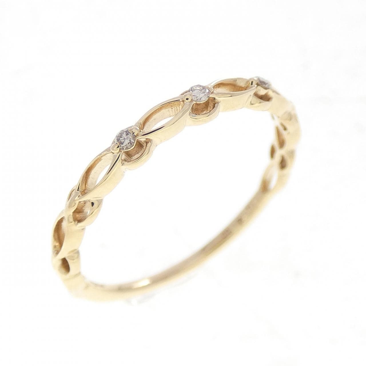 アガット ダイヤモンド リング 0.02CT