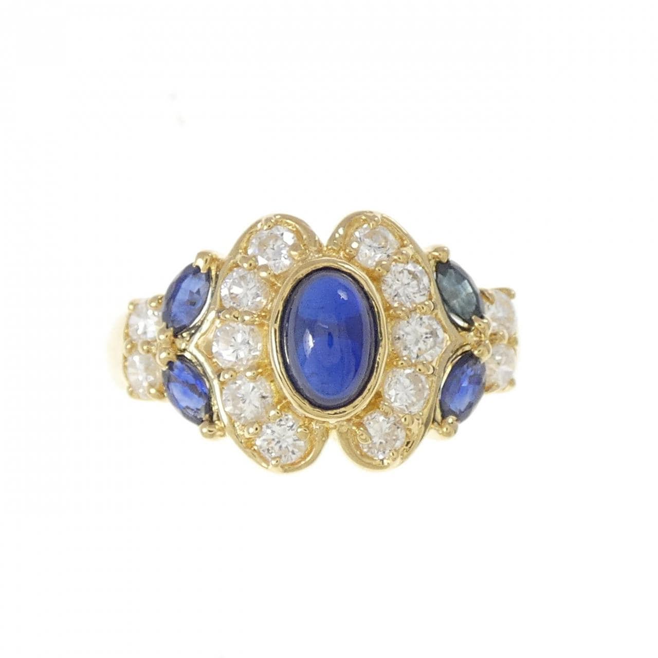 K18YG サファイヤ リング 1.06CT