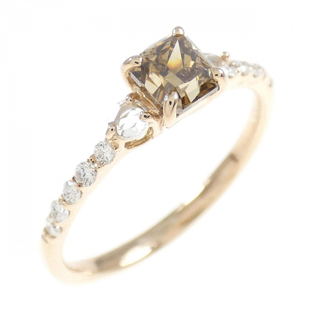 K18PG ダイヤモンド リング 0.52CT