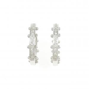 750WG/K14WG/18KWG ダイヤモンド ピアス 0.30CT