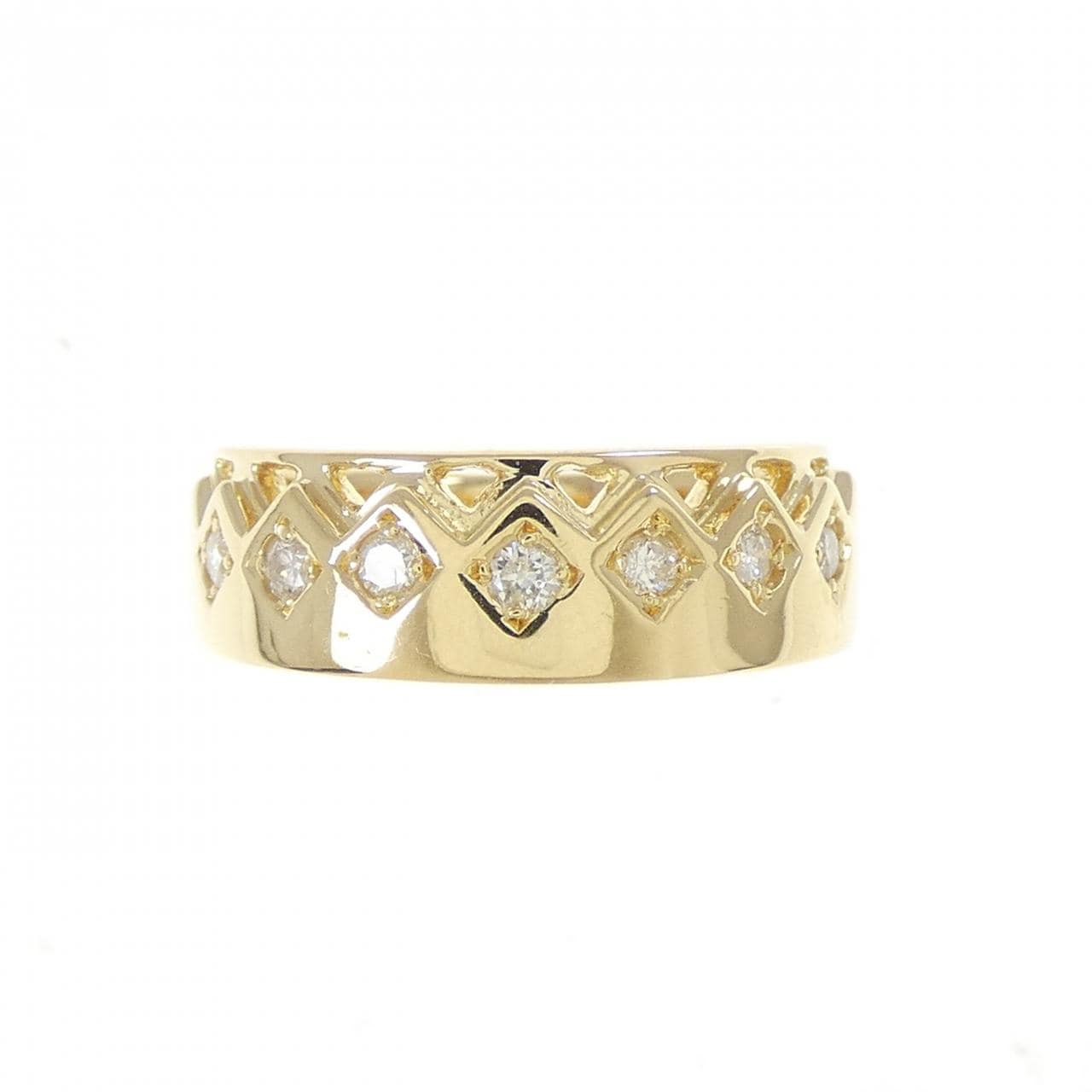 K18YG ダイヤモンド リング 0.19CT