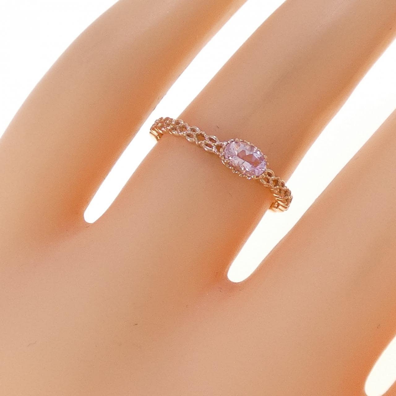 K10PG モルガナイト リング