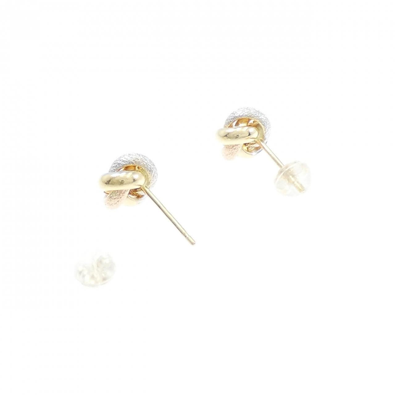 750スリーカラー/K18YG ピアス