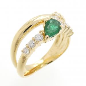 コメ兵｜K18YG エメラルド リング 0.41CT｜ジュエリー｜リング｜【公式  