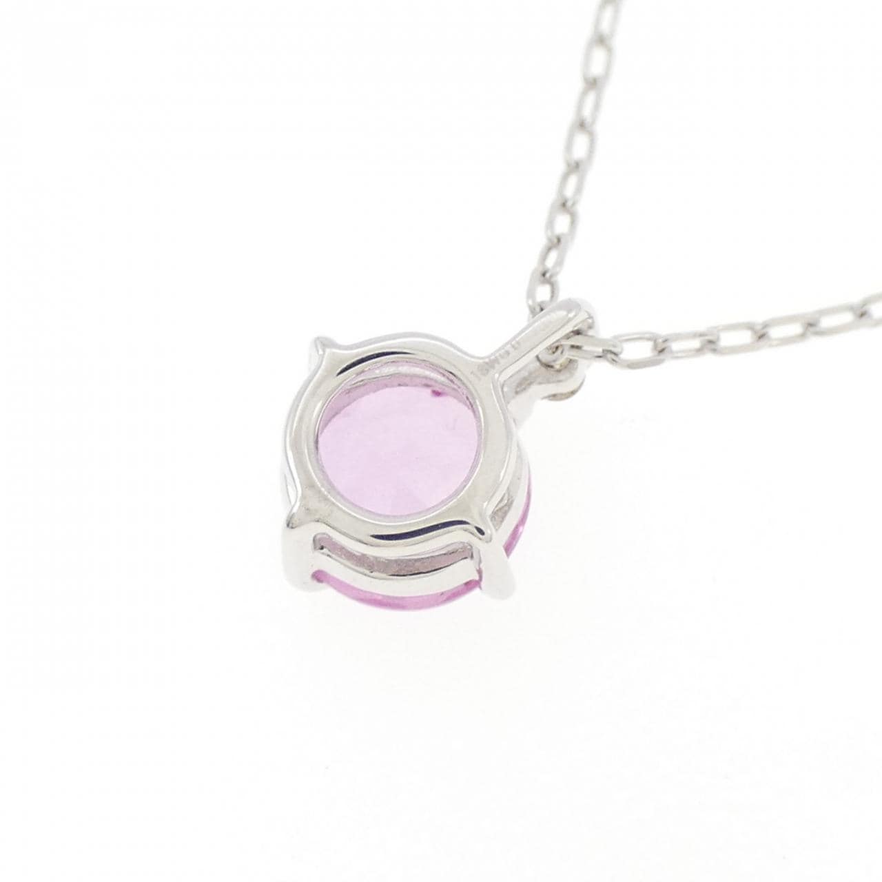 K18WG サファイヤ ネックレス 0.77CT