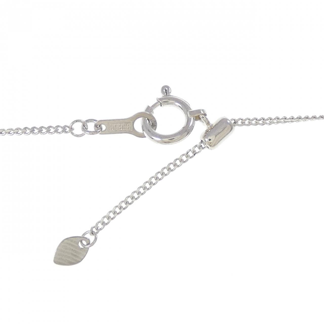 PT900/PT850 ダイヤモンド ネックレス 0.719CT F SI2 ペアシェイプ