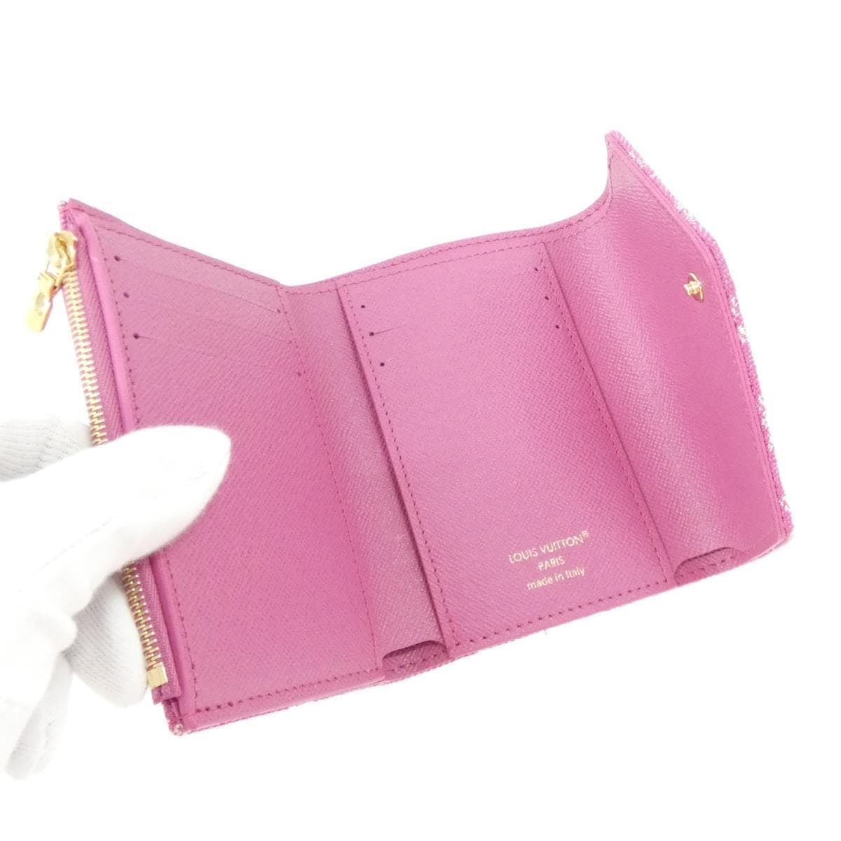 【未使用品】ルイヴィトン　モノグラムデニム　ポルトフォイユ　ヴィクトリーヌ　財布